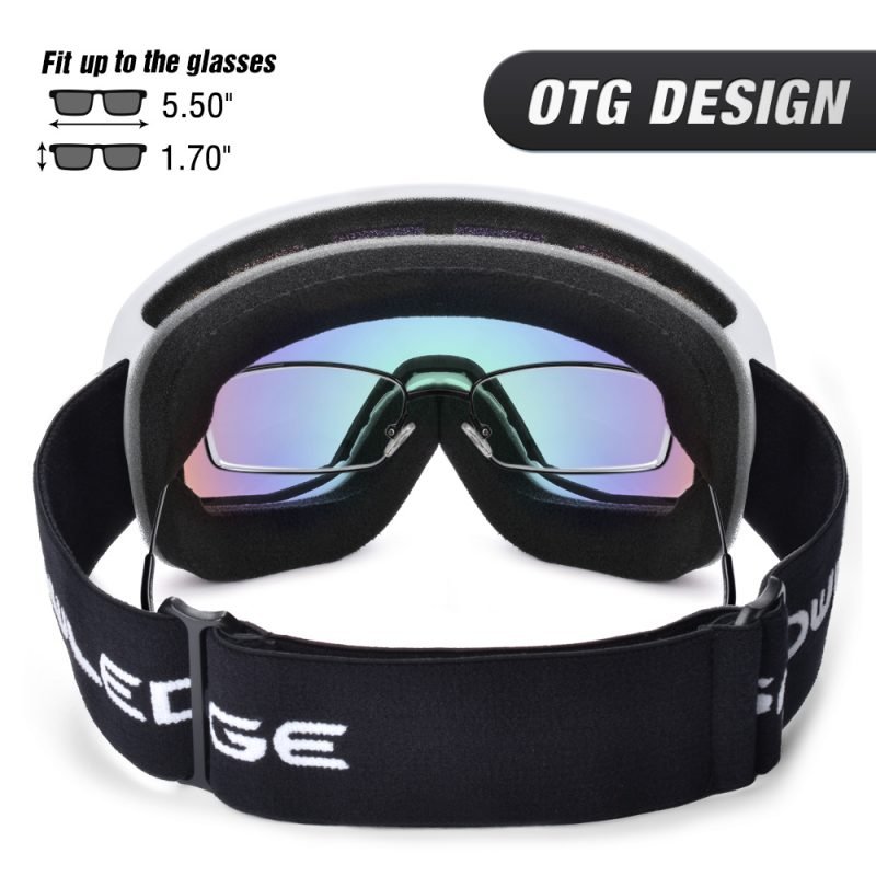 New double-layer anti-fog ski goggles, mountaineering ski goggles, men's and women's snow glasses card myopia - Image 7