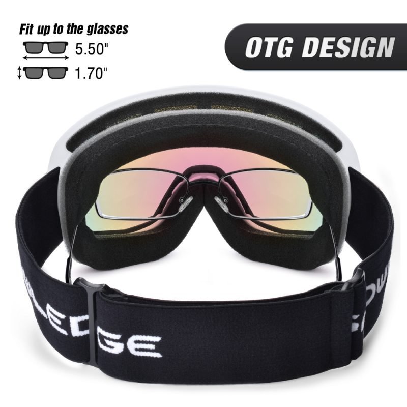 New double-layer anti-fog ski goggles, mountaineering ski goggles, men's and women's snow glasses card myopia - Image 10