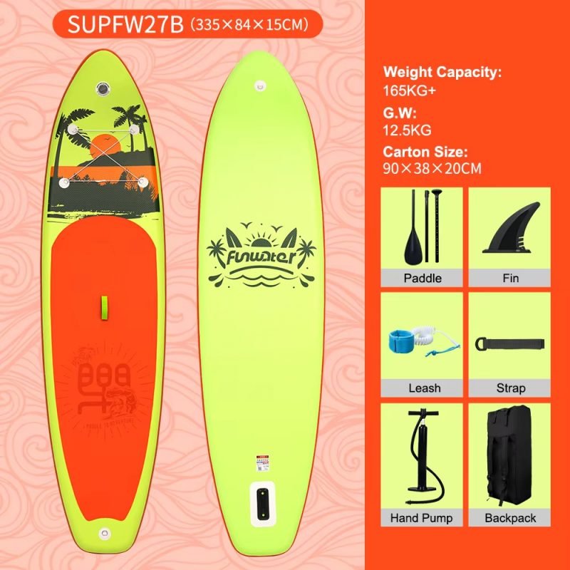 Water Skiing And Surfing, Standing Surfboard, Inflatable Surfboard - Image 6