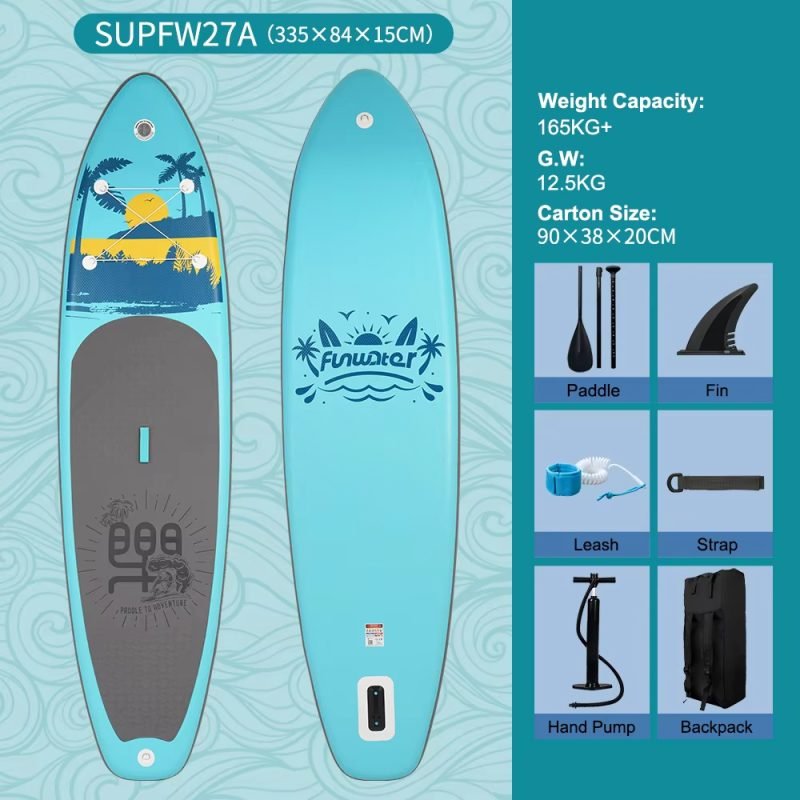 Water Skiing And Surfing, Standing Surfboard, Inflatable Surfboard - Image 5